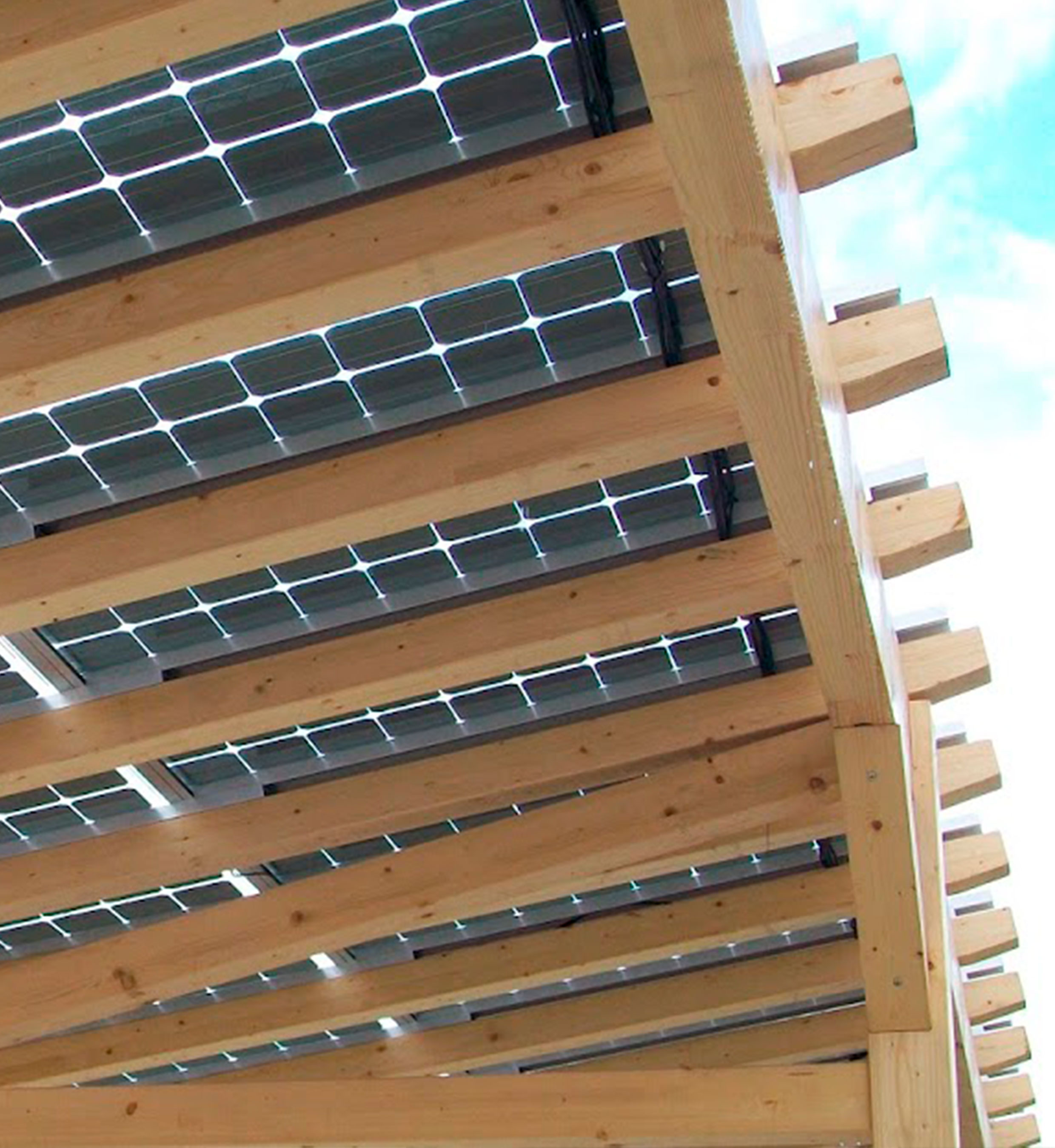 Casa techo fotovoltaico